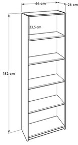 Regál Madobo 3 (biela) . Vlastná spoľahlivá doprava až k Vám domov. 1092931