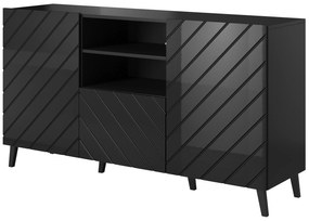 Cama Komoda Abeto - čierna