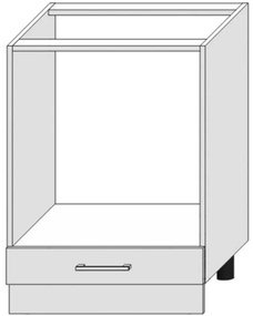 Skrinka do kuchyne Bono Dk60 Biela Alaska/Biely