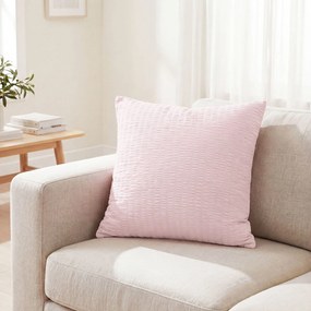 Goldea krepová obliečka na vankúš - púdrovo ružová 40 x 40 cm