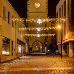 DECOLED LED rampouchy světelné, FLASH, 3× 0,5 m, teple bílá, 114 diod, IP67