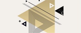 Obraz - Geometrické tvary N⁰4 (120x50 cm)
