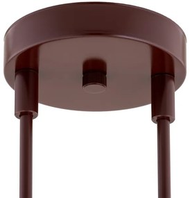 Argon 1842 - Luster na tyči ABSOS 4xE14/7W/230V alabaster hnedá