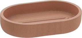 Sada kúpeľňových doplnkov Elya, púdrová/s čiernymi prvkami