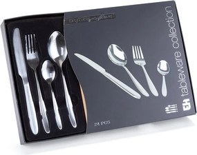 Sada nerezových príborov SILVER 24 ks