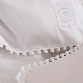 Obliečky pre dospelých s čipkou biela 140x200cm