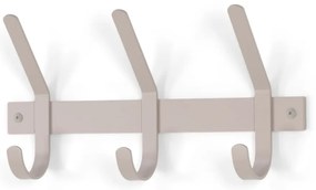 Taupe kovový nástenný vešiak 40 cm Dexter – Spinder Design