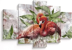 Obraz - Plameniaky (150x105 cm)