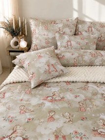 Obliečky Na Vlásku 140x200 / 70x90 cm – 100% bavlna, rozprávkový motív princezien, zips