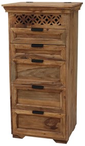 furniture-nabytek.cz - Komoda z masívneho palisandrového dreva 60x45x120