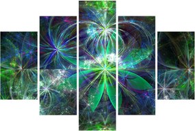 Obraz - Abstraktné geometrické tvary (150x105 cm)