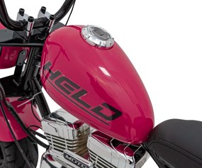 Ramiz Motocykel Chopper Warrior Ružová