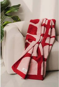 Červená/ružová deka 150x200 cm Gilli – noo.ma