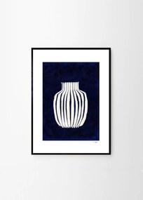 THE POSTER CLUB Autorský plagát Blue Vase by Ana Frois 30x40 cm