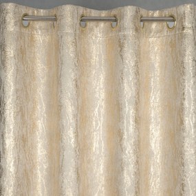 ZATEMŇOVACÍ ZÁVES NA KRÚŽKOCH ELISE 140X250 CM BÉŽOVÁ