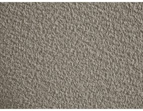 Sivohnedá podnožka z textílie bouclé Tina – Bobochic Paris