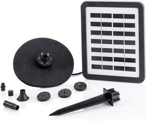 Solárna fontána s osvetlením