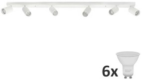 MAXLED LED Bodové svietidlo ANGIE 6xGU10/6W/230V biela LEDMX0124