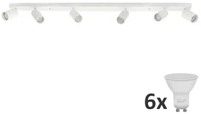 MAXLED LED Bodové svietidlo ANGIE 6xGU10/6W/230V biela LEDMX0124