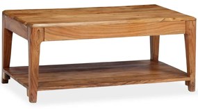 Konferenčný stolík z masívneho dreva, 88x50x38 cm