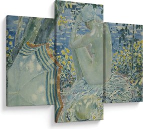 Obraz - Frederick Carl Frieseke, On the Bank, reprodukcia (90x60 cm)