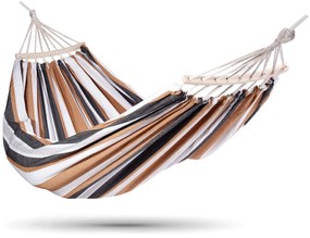 Závesná sieť EDEN pre 2 osoby béžovo-čierna