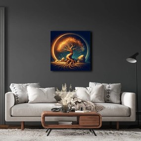 Obraz magický strom života v noci