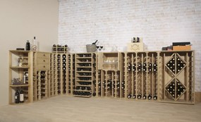 Expovinalia Regál na šampaňské CANEDO CHAMPAGNE Materiál a odstín: Přírodní dub - masiv