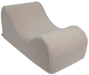 MeowBaby® Detské dizajnové kreslo Bearly Light Grey