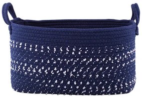 Altom Bavlnený hranatý košík Dark blue, 24 x 34  x 18 cm, M
