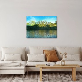 Obraz - jazero (70x50 cm)