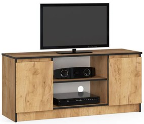 Stolík pod TV RTV 120 2D 1P dub craft