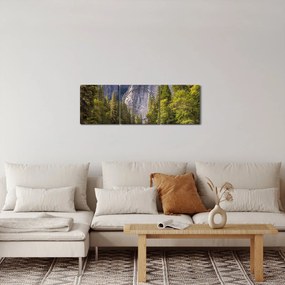 Obraz skál (s hodinami) (90x30 cm)