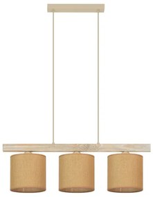 Brilagi - Luster na lanku FOREST 3xE27/15W/230V borovica/hnedá