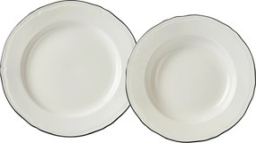 XXXLutz JEDÁLENSKÝ SERVIS porcelán keramika Novel - Jedálenské sety - 005653016102