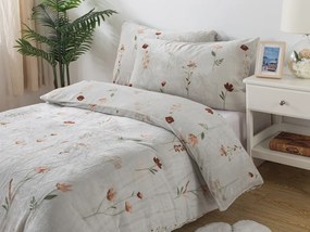 XPOSE® Mikroplyšové obliečky DIVOKÉ MAKY Exclusive - svetlo sivé