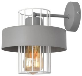 Nástenné svietidlo VOLTA 1xE27/15W/230V šedá