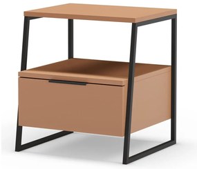 Nočný stolík v tehlovej farbe Velia – Marckeric