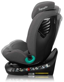 Lionelo - Otočná autosedačka s bázou BASTIAAN ONE i-Size 40-150 cm Pink Rose