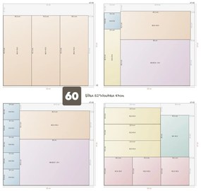 Organizér do zásuvky, príborník 2v1 GREY na varešky a nože 40 x 26,5 cm
