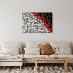 Obraz - 3D hexagóny (90x60 cm)