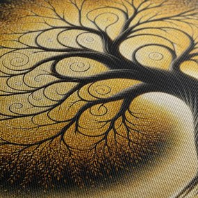 Obraz strom života v zlate