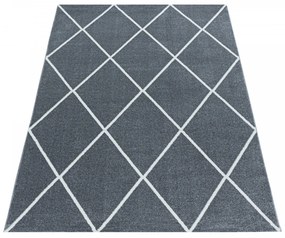 Ayyildiz, Kusový koberec Rio 4601 silver, 80x150, šedá, kancelária