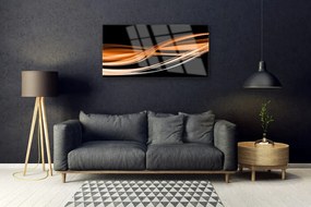 Skleneny obraz Abstrakcia vlny art umenie 120x60 cm