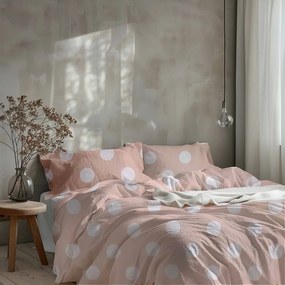 Bavlnené posteľné obliečky bodkované - 200x200 cm