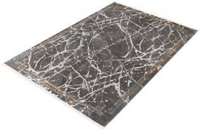 Koberec Arte Piran Marble sivý / čierny