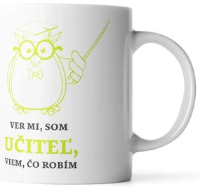 Sablio Hrnček Ver mi, som učiteľ viem čo robím - 200 ml - espresso