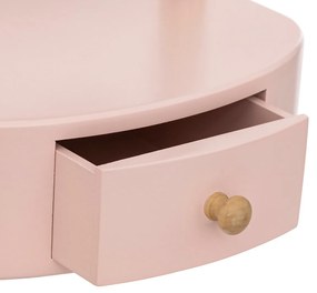 Detský toaletný stolík so zrkadlom Chary, 22x28 cm, ružová