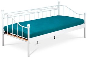 AUTRONIC Kovová posteľ 90x200 BED-1905 WT