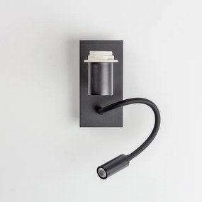 Brilagi - LED Nástenná lampa NUBILA 1xE27/25W/230V + LED/3W čierna
